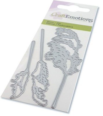 CraftEmotions Die -Dried flowers Pampas grass plumes 