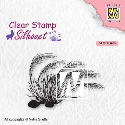 NS CLEARSTAMP Blooming Grass-3