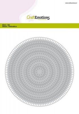 CraftEmotions Big Nesting Die - Circles Scalop XL drop