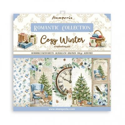 Stampera Paper pad 8x8 - Cozy Winter
