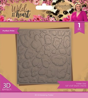 Crafters Companion 3D Embossingfolders - Wild at Heart