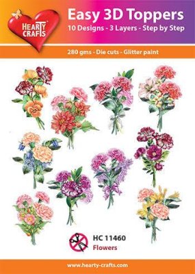 Easy 3D Toppers - Flowers