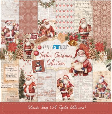 Papers For You 6x6 Paper Pack - Father Christmas 