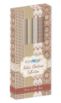 Papers For You Leather Paper Kit - Father Christmas 