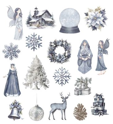 Papers For You Die Cuts - Snow On The Forest