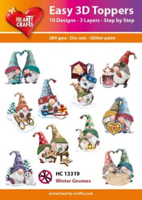 Easy 3D Toppers - Winter Gnomes