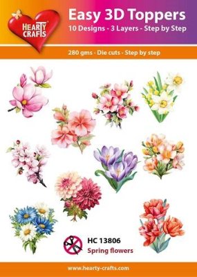 Easy 3D Toppers - Spring Flower