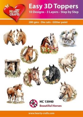 Easy 3D Toppers - Beautiful Horses