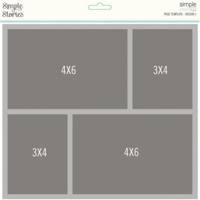 Simple Stories Simple Pages Page Template Design 1