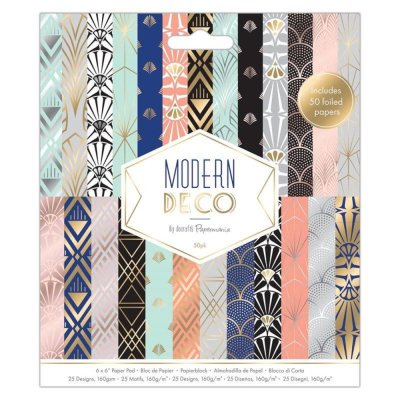 Papermania 6x6 Paper Pad - Modern Deco