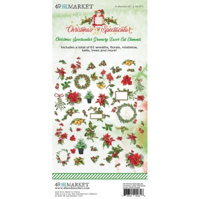 49 and Market Laser Cut Outs - Greenery Christmas Spectacular 2023