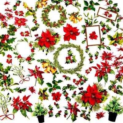 49 and Market Laser Cut Outs - Greenery Christmas Spectacular 2023