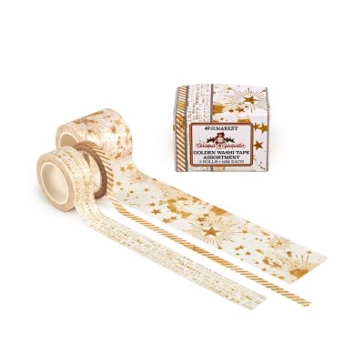 49 and Market Washi Tape Set - Golden Christmas Spectacular 2023