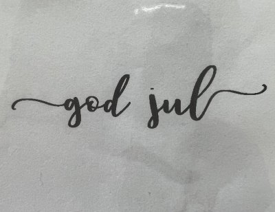 Lazer Design Stämpel - God Jul 