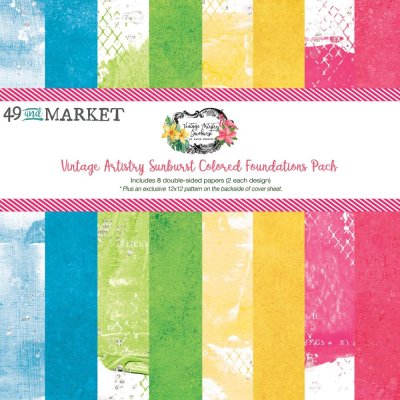 49 and Market 12x12 Collection Pack - Vintage Artistry Sunburst