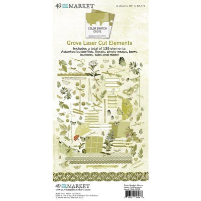 49 and Market Laser Cut Outs - Color Swatch: Grove