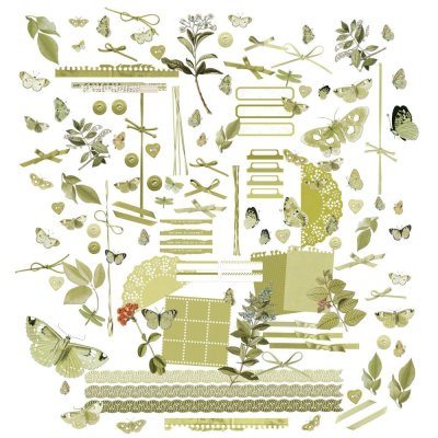 49 and Market Laser Cut Outs - Color Swatch: Grove