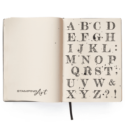 Ciao Bella Clear Stamp Set - Design Uppercase Alphabet