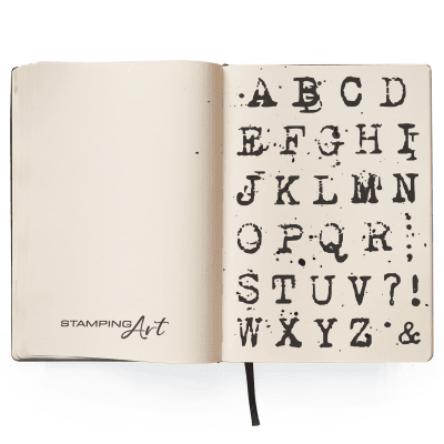 Ciao Bella Clear Stamp Set - Reporter Uppercase Alphabet