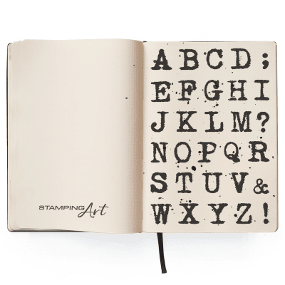 Ciao Bella Clear Stamp Set - Remington Uppercase Alphabet