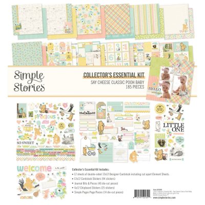Simple Stories 12x12 Collectors Essential Kit - Classic Pooh Baby