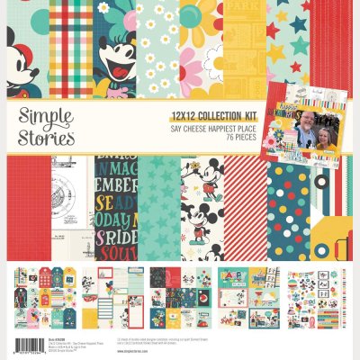 Simple Stories 12x12 Collection Kit - Say Cheese Happiest Place