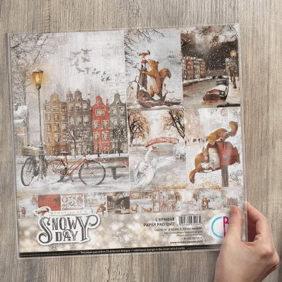 Ciao Bella 12x12 Paper Pad - Memories of a Snowy Day
