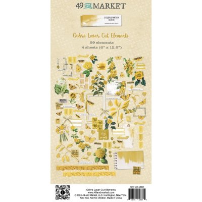49 and Market Laser Cut Outs Elements - Color Swatch Ochre 