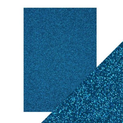 Craft Perfect Glitter Card - Midnight Topaz