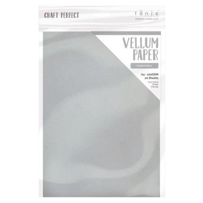 Tonic/Craft Perfect - Pearled Silver Vellum