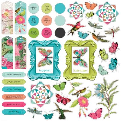 49 and Market Chipboard Set - Kaleidoscope
