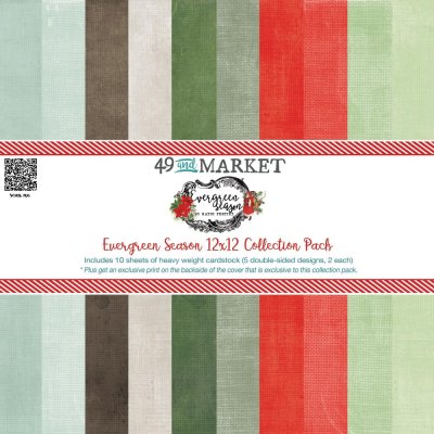 49 and Market 12x12 Collection Pack - Evergreen Season Foundations