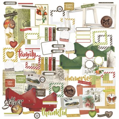 49 And Market Ephemera Bits - Vintage Orchard