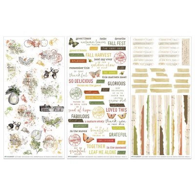 49 And Market Rub-On Transfer Set Essentials - Vintage Orchard