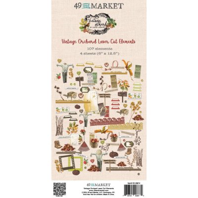 49 And Market Laser Cut Outs Elements - Vintage Orchard