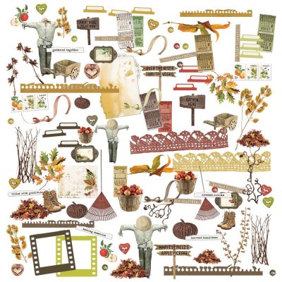 49 And Market Laser Cut Outs Elements - Vintage Orchard