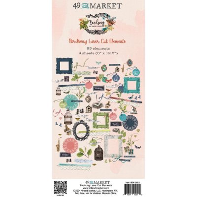 49 And Market Laser Cut Outs Elements - Birdsong