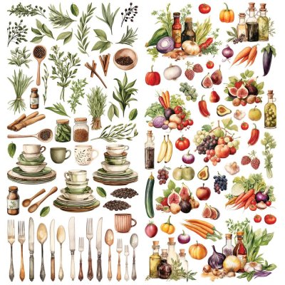 49 And Market Laser Cut Outs - Cottagecore Kitchen Edition