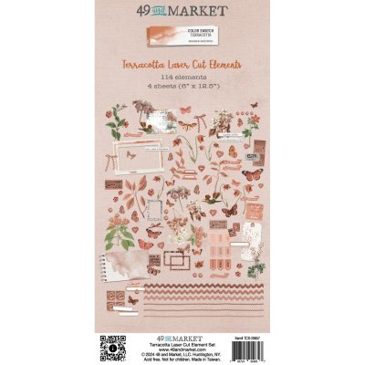 49 And Market Laser Cut Outs Elements - Color Swatch: Terracotta