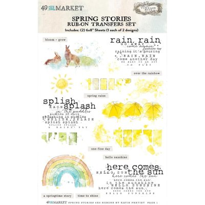 49 And Market Rub-On Set - Spring Stories
