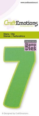 CraftEmotions Die - Siffran 7