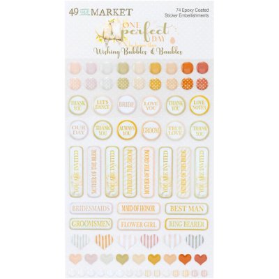 49 And Market Epoxy Stickers - One Perfect Day