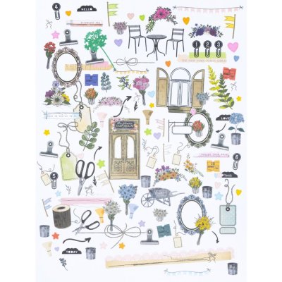 49 And Market Laser Cut Outs Elements - The Flower Emporium