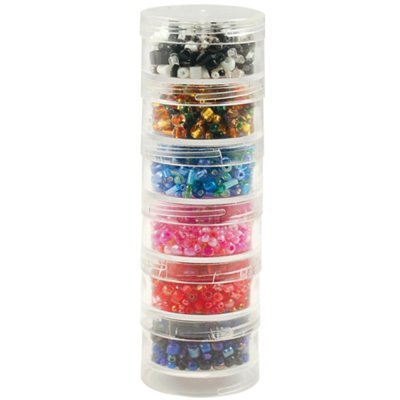 Storage Screw-Stack Canisters 6/Pkg