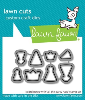 Lawn Fawn Dies - All the Party Hats 