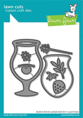 Lawn Fawn Dies - Build-a-Drink Cocktail add-on