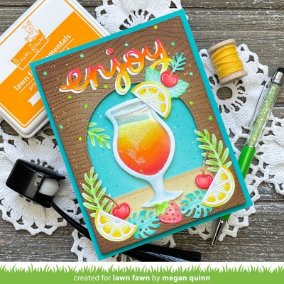 Lawn Fawn Dies - Build-a-Drink Cocktail add-on