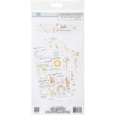 49 And Market Rub-On Transfer Set - Little Dreamer