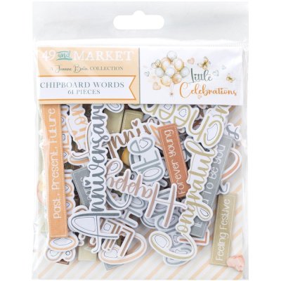 49 And Market Chipboard word Set - Little Celebrations