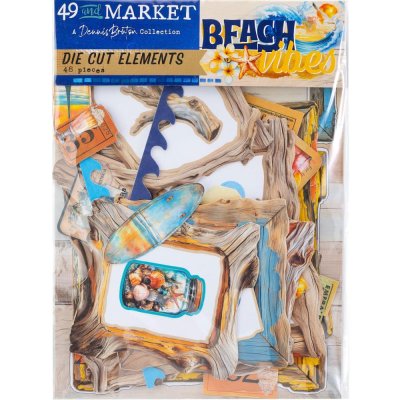49 And Market Die-Cuts Elements - Beach Vibes